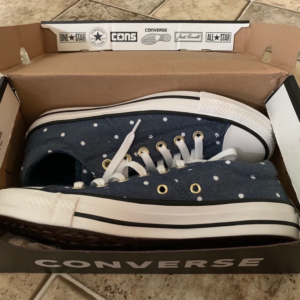 All Star Polka-Dotted Converse